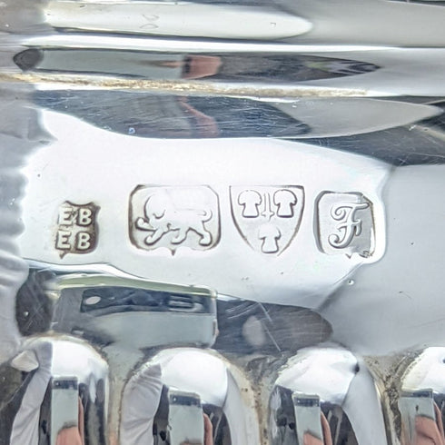 1906 年英國古董純銀(925 銀)茶壺 394 克巴克兄弟